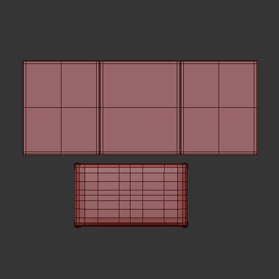 GUZI DRESSING TABLE 3D model_4