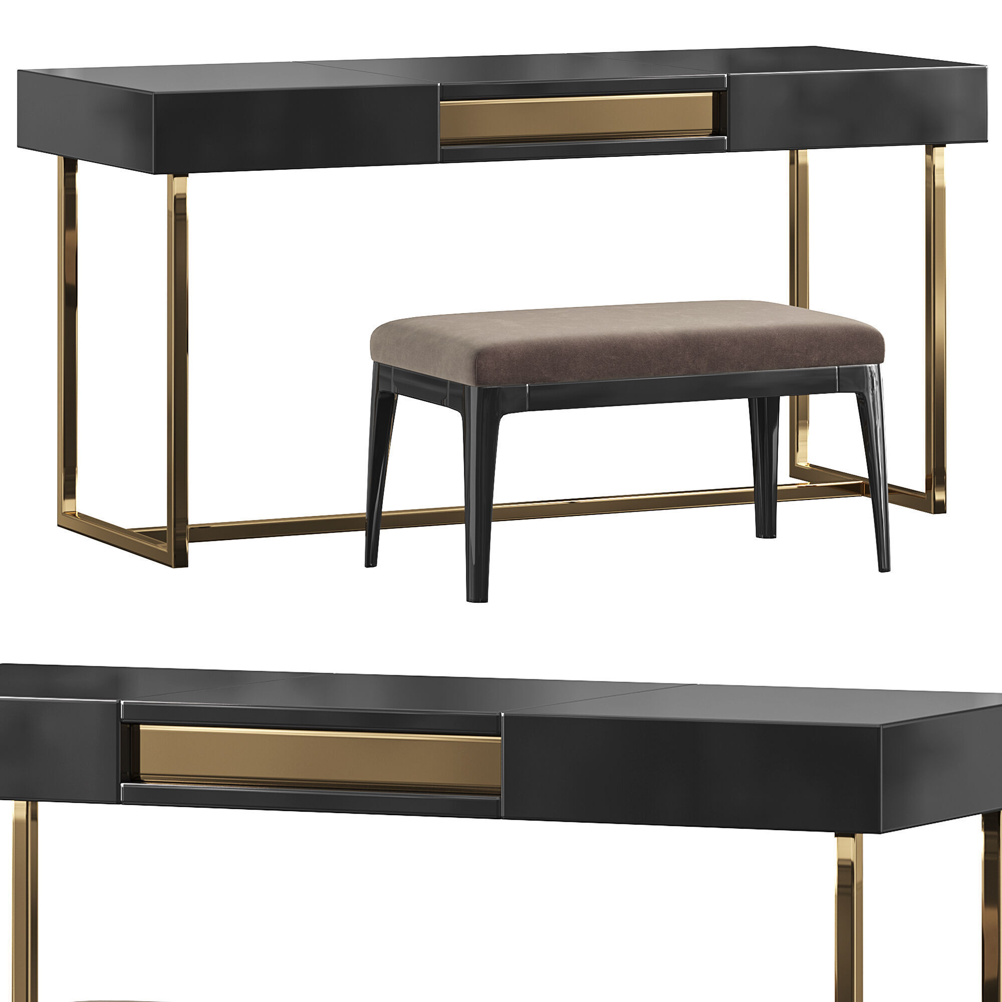 GUZI DRESSING TABLE 3D model_1