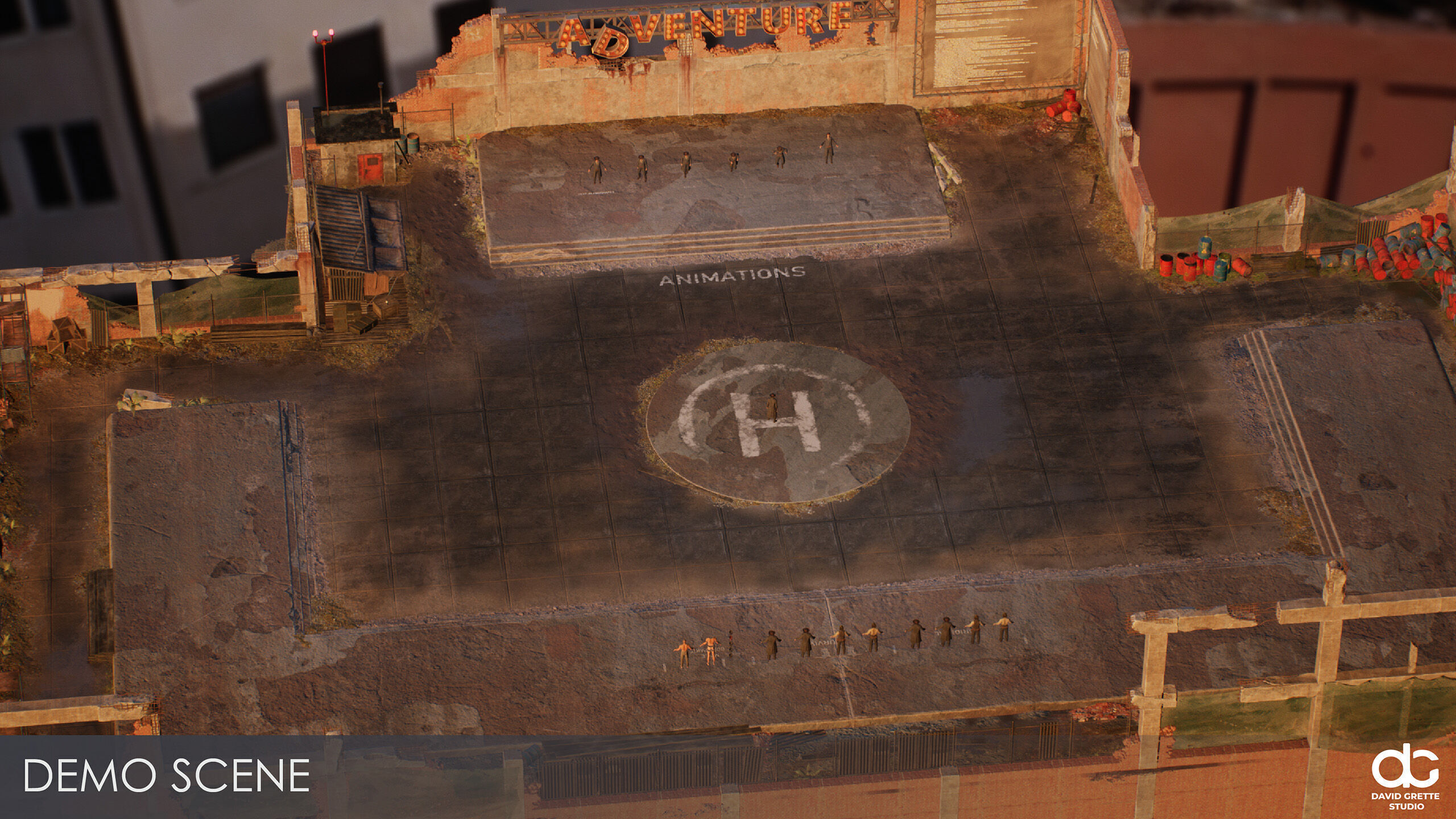 Western Character Harry - Survival Shooter Cowboy Man Low-poly 3D model_19