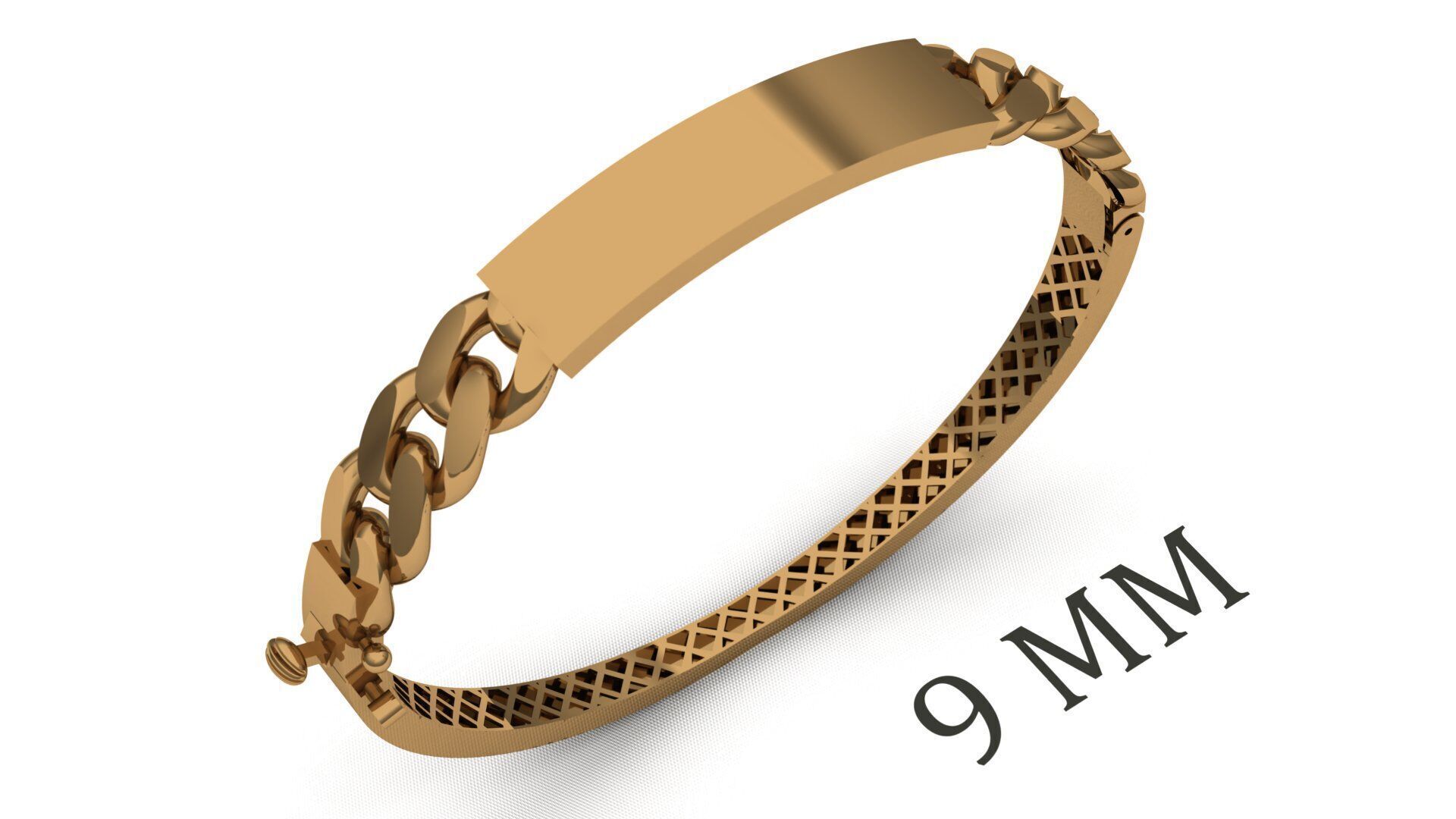 BANGLES GOLD 3D print model_3