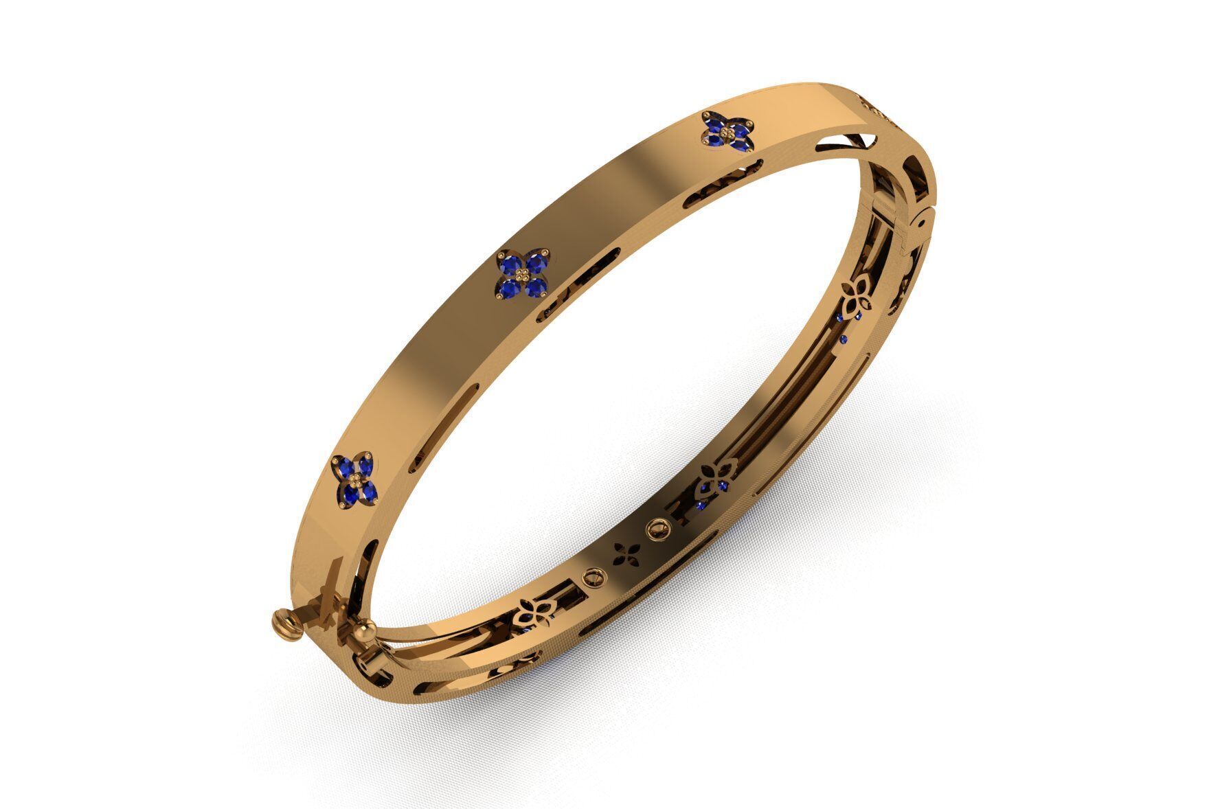 BANGLES GOLD 3D print model_6