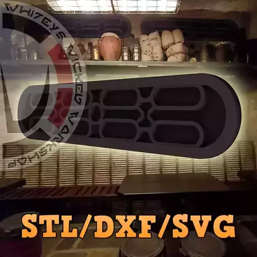 Star Wars Galaxys Edge Cargo Bay Window Grate Decoration Prop 3D print model