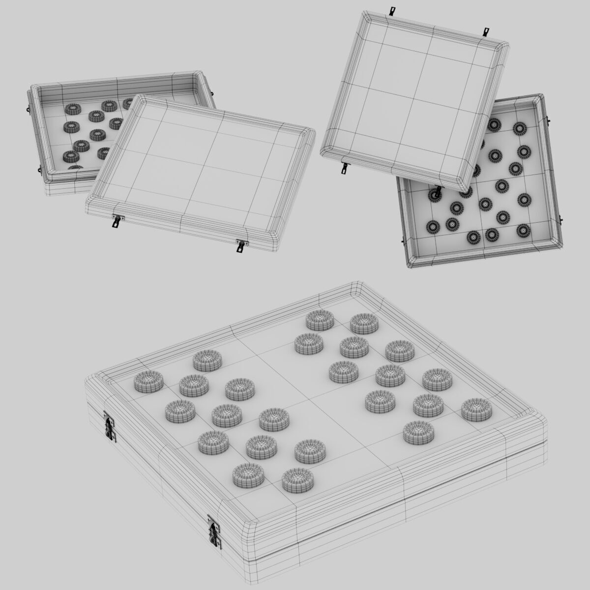 cheskers 3D print model_7