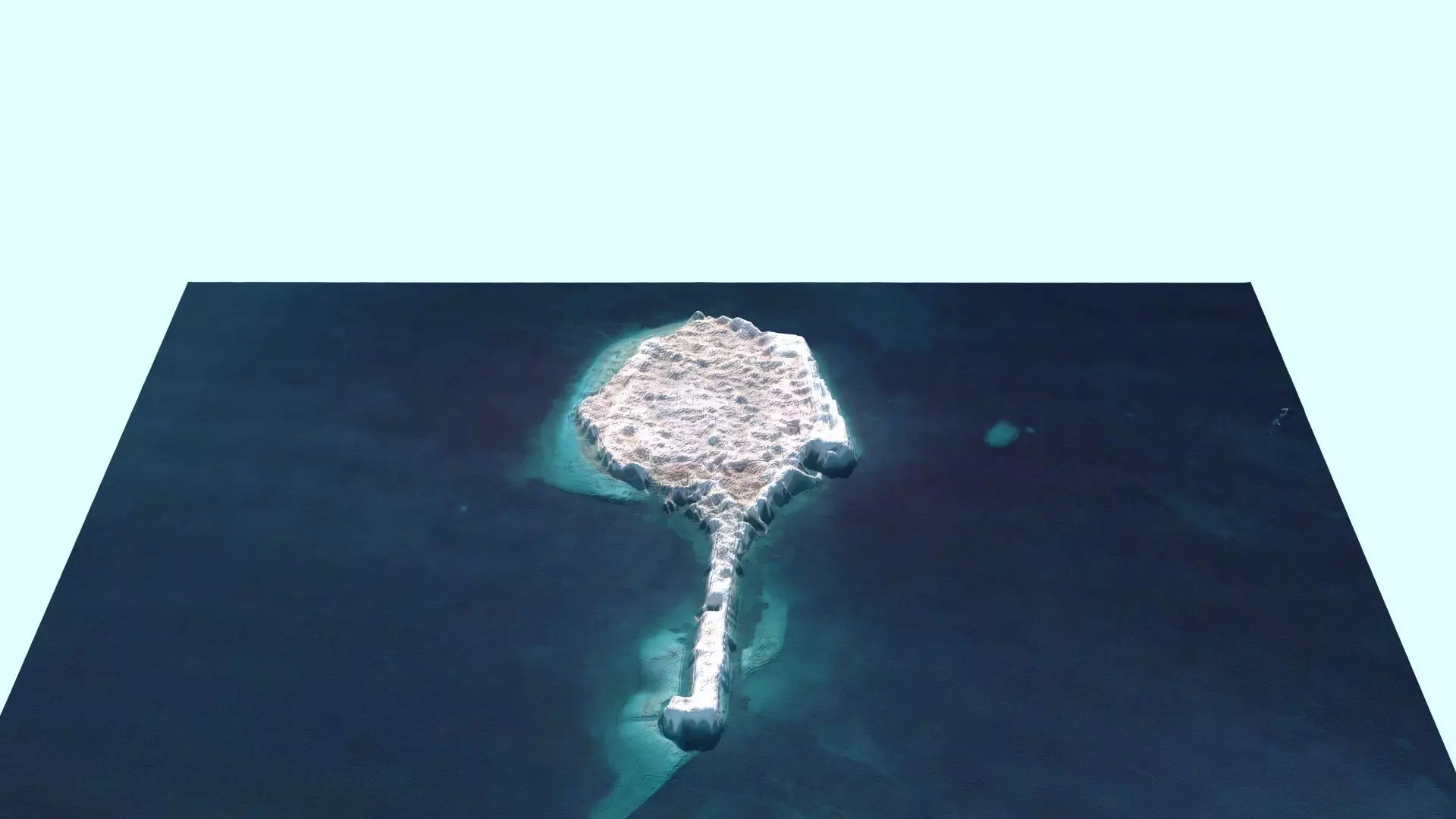 Dalma Island 3D model