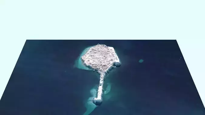 Dalma Island 3D model