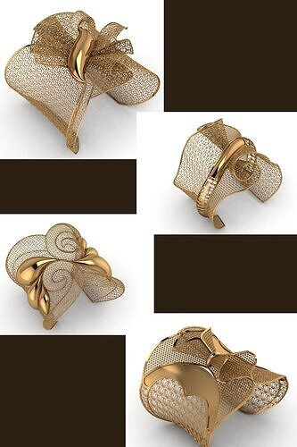 BANGLES 4PC 3D print model