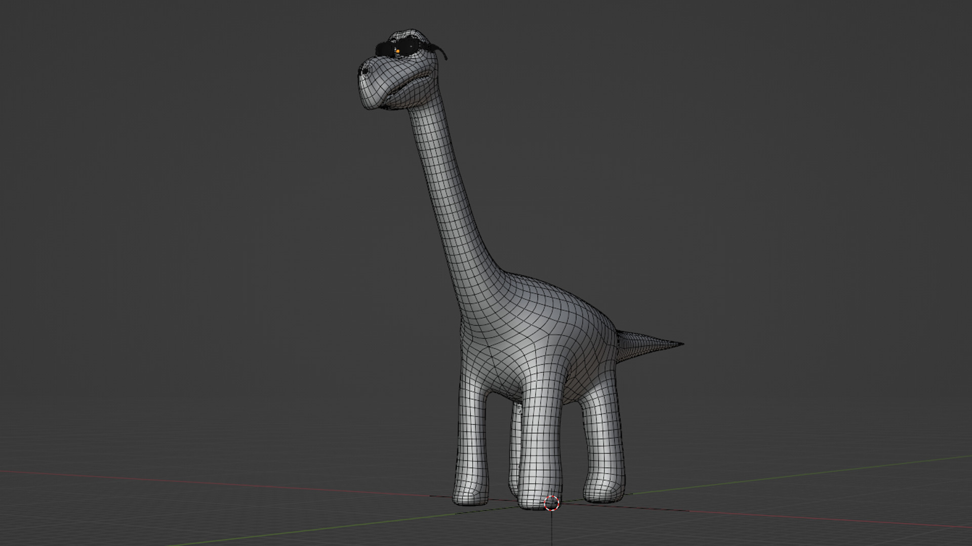 Apatosaurus Dinosaur Cartoon 3D model_5