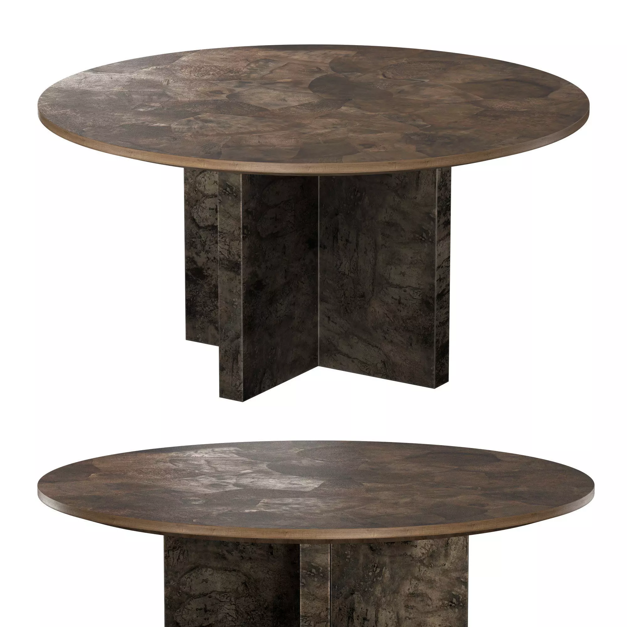 Polanco Round Dining Table 3D model_0