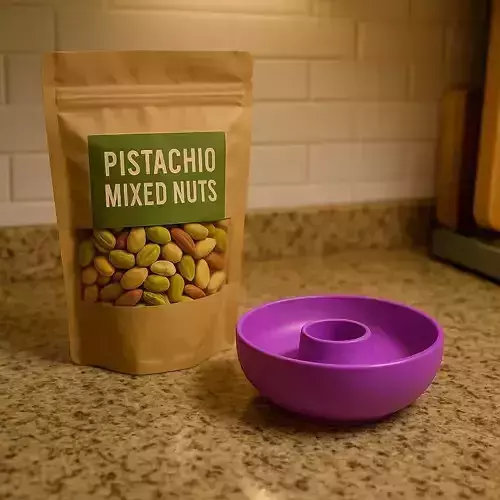 Double Tray for Nuts  and Seeds Shells 3D print model