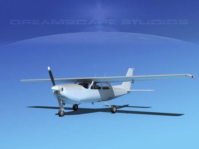 Cessna C-177RG Cardinal  Bare Metal 3D model