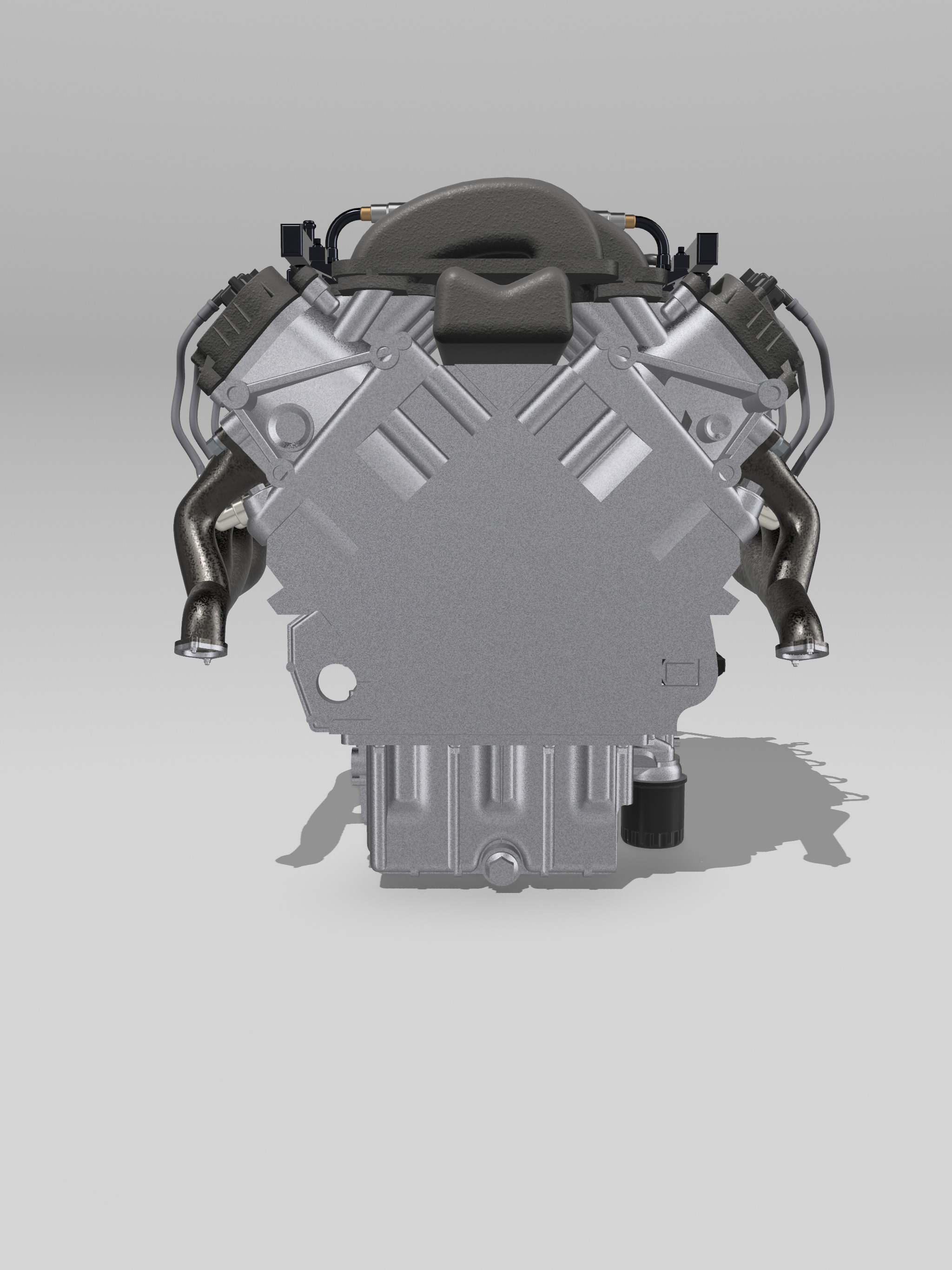 Ford Godzilla V8 Engine OEM spec 3D print model_6
