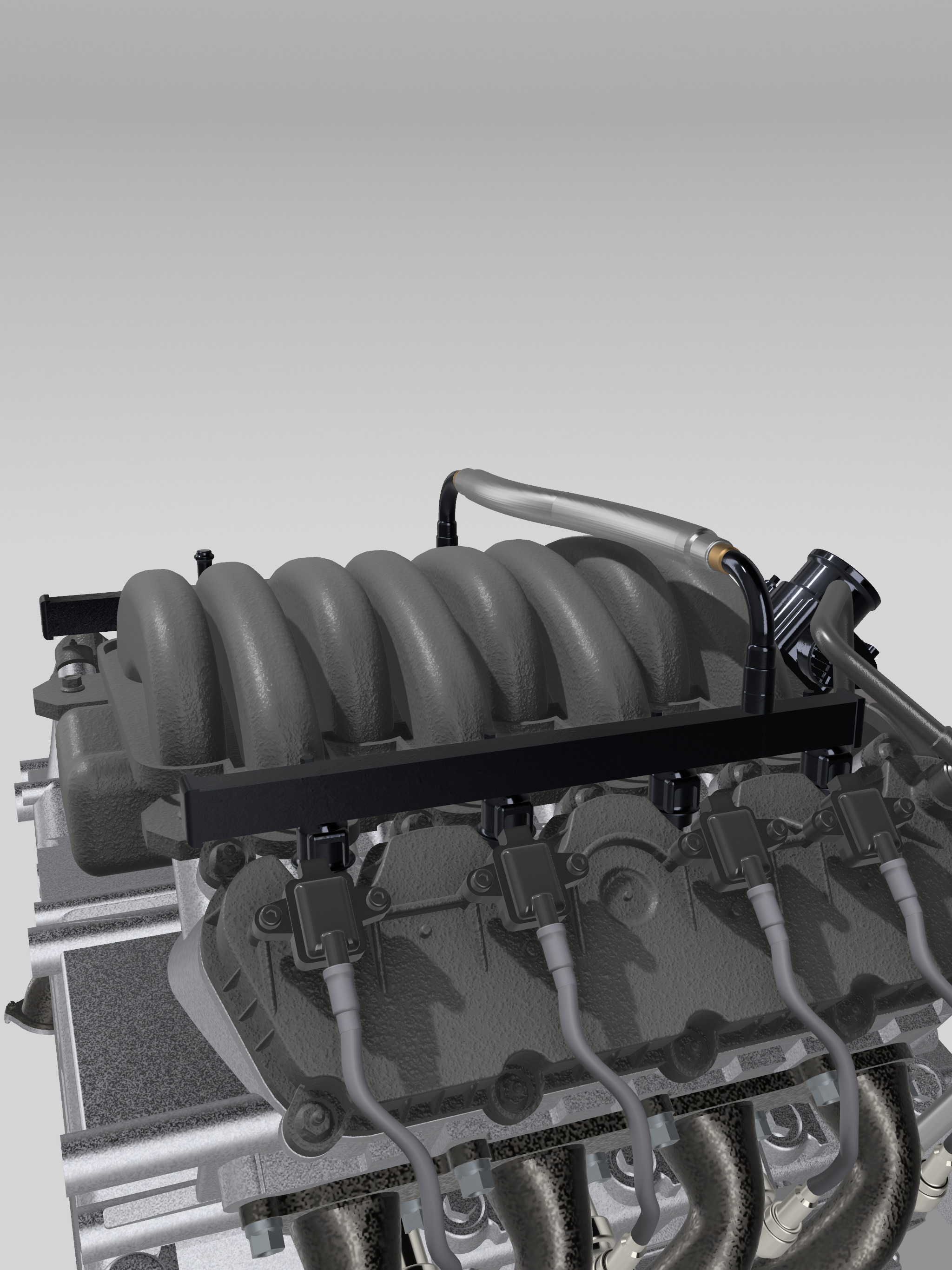 Ford Godzilla V8 Engine OEM spec 3D print model_9