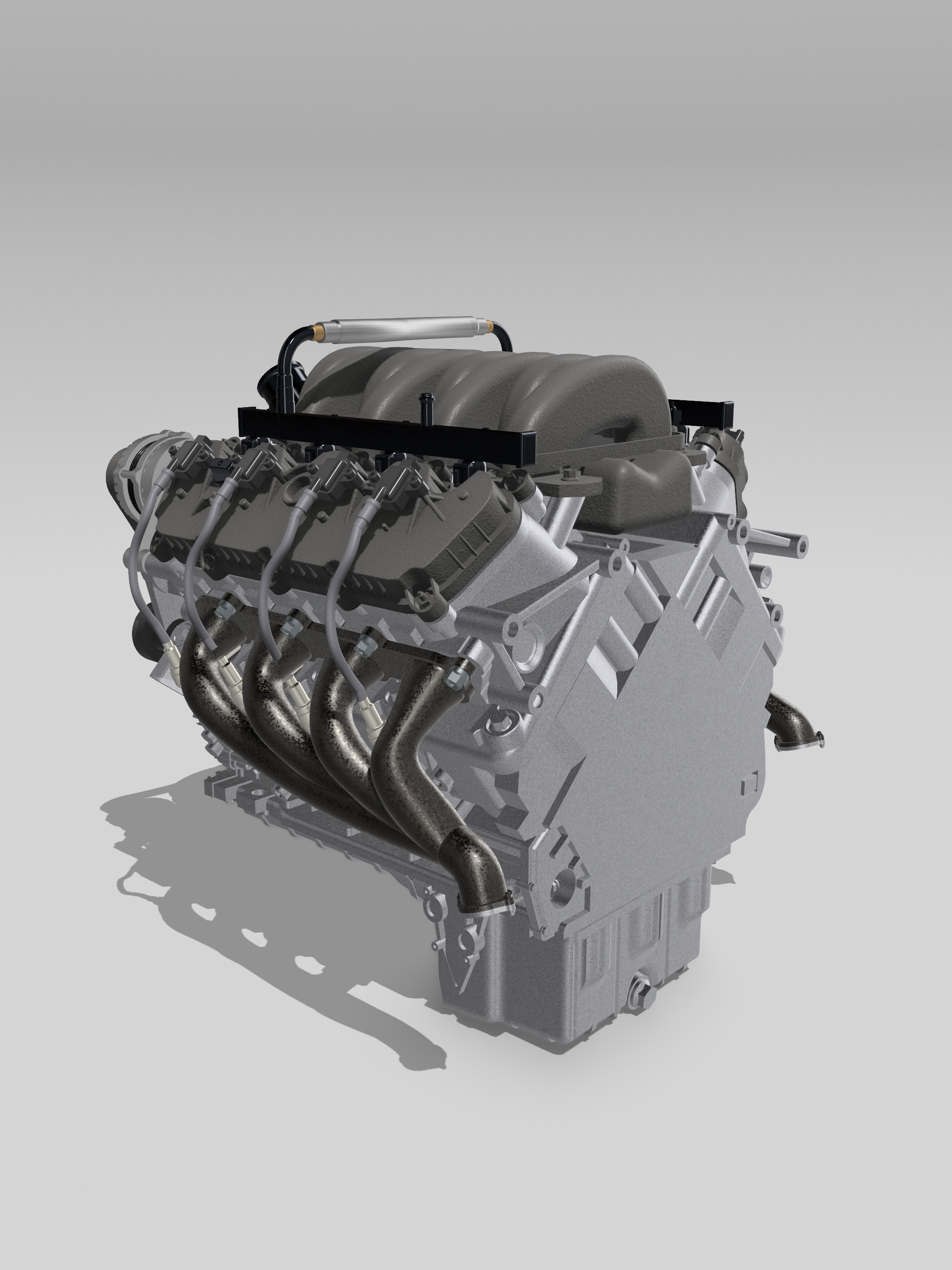 Ford Godzilla V8 Engine OEM spec 3D print model_7