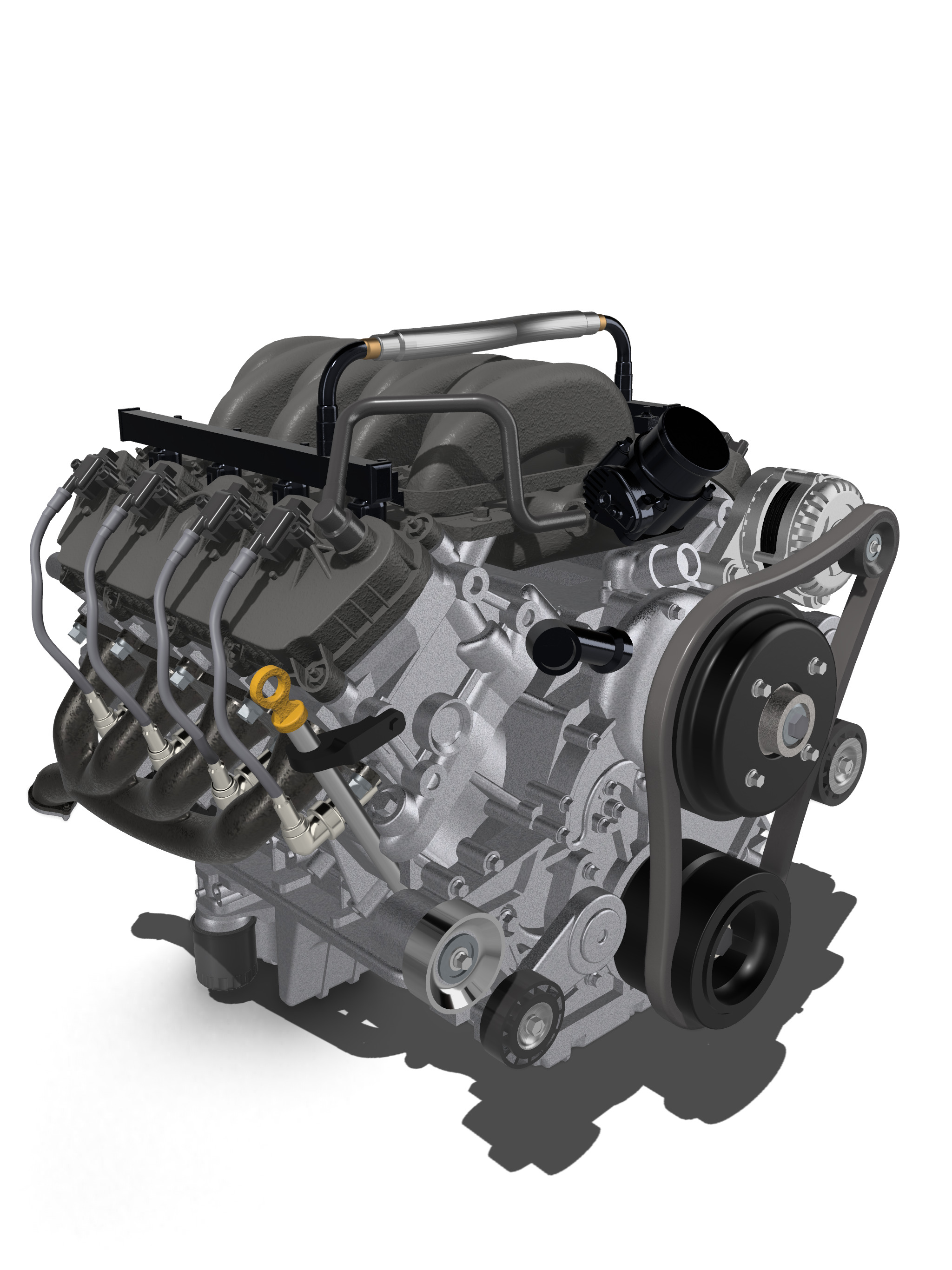 Ford Godzilla V8 Engine OEM spec 3D print model_11