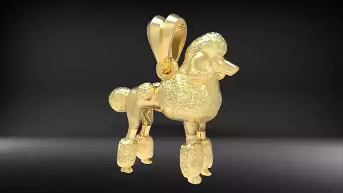 Poodle pendant
