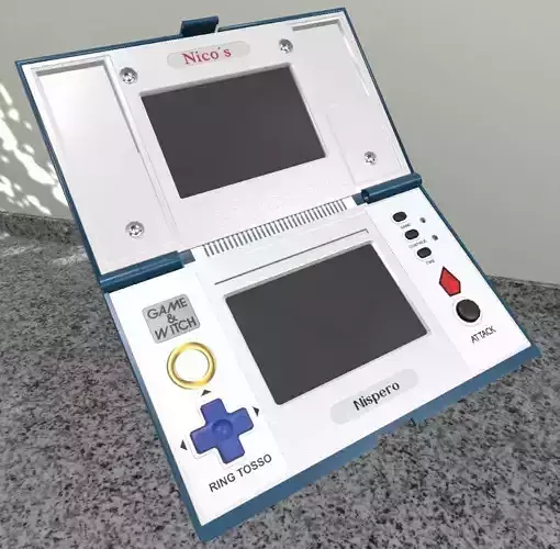 Handheld Video Game Console  Nintendo Game Watch Witch