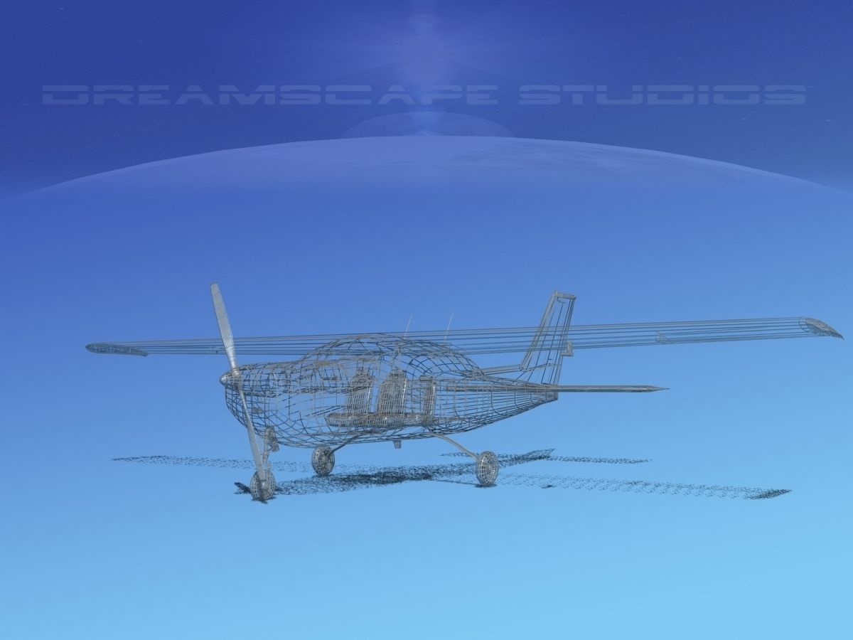 Cessna C-177RG Cardinal  V01 3D model_12