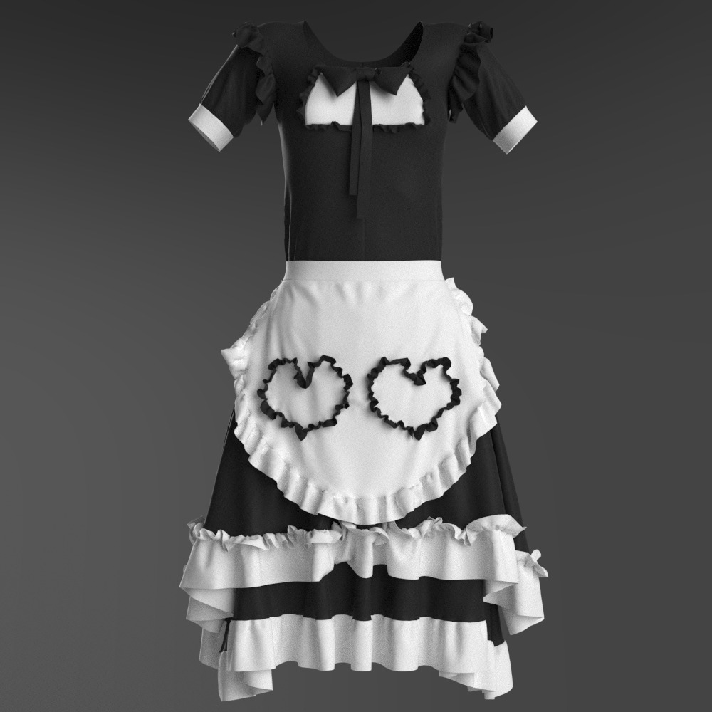 cute maid dress Cute Pastel Pink Maid Dress for Sale main image 1