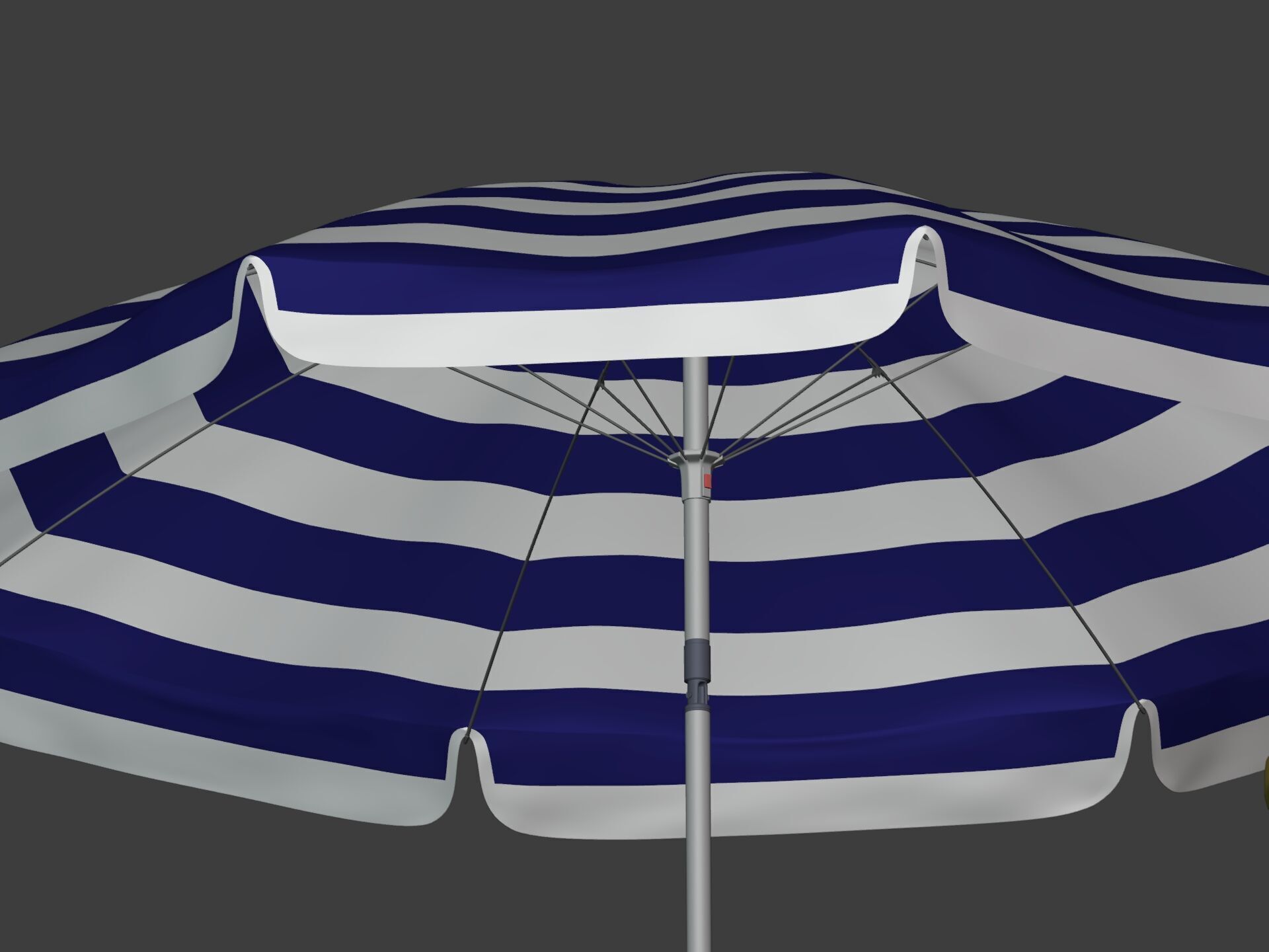 Summer Pack -- Umbrella Chair Jet-ski Pedal Boat Swim Ring Ball 3D model_9