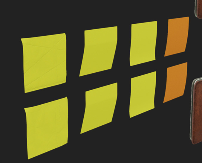 Notes Packs Low-poly 3D model_13