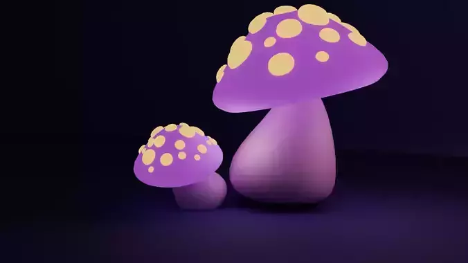 Lowpoly Mushroom