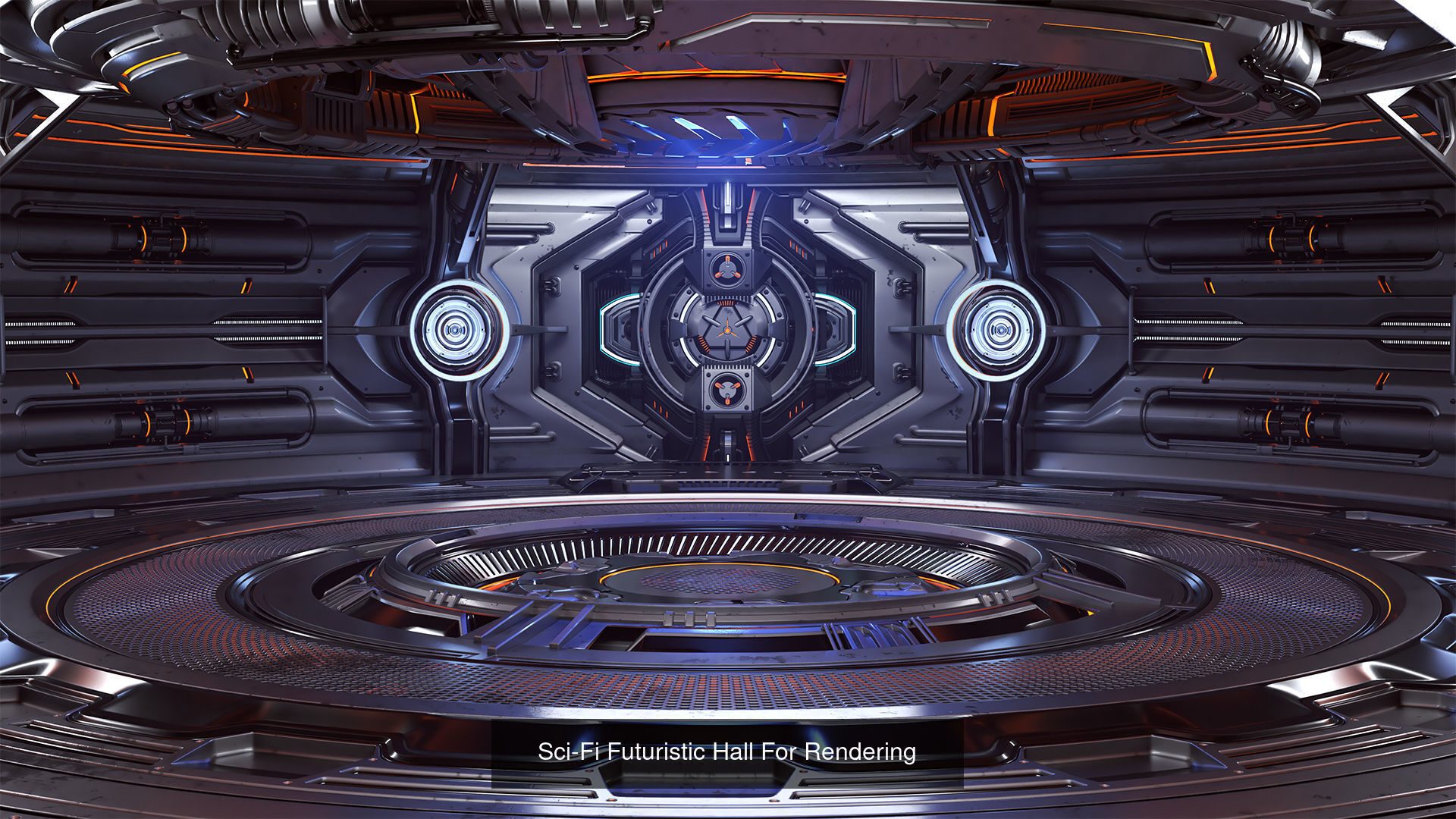 Futuristic Space Interiors Collection 4 in 1 _5