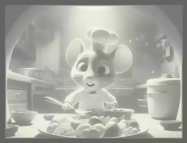 Mouse Chef 3D print model