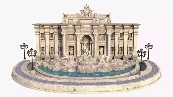 Trevi Fountain 3D model