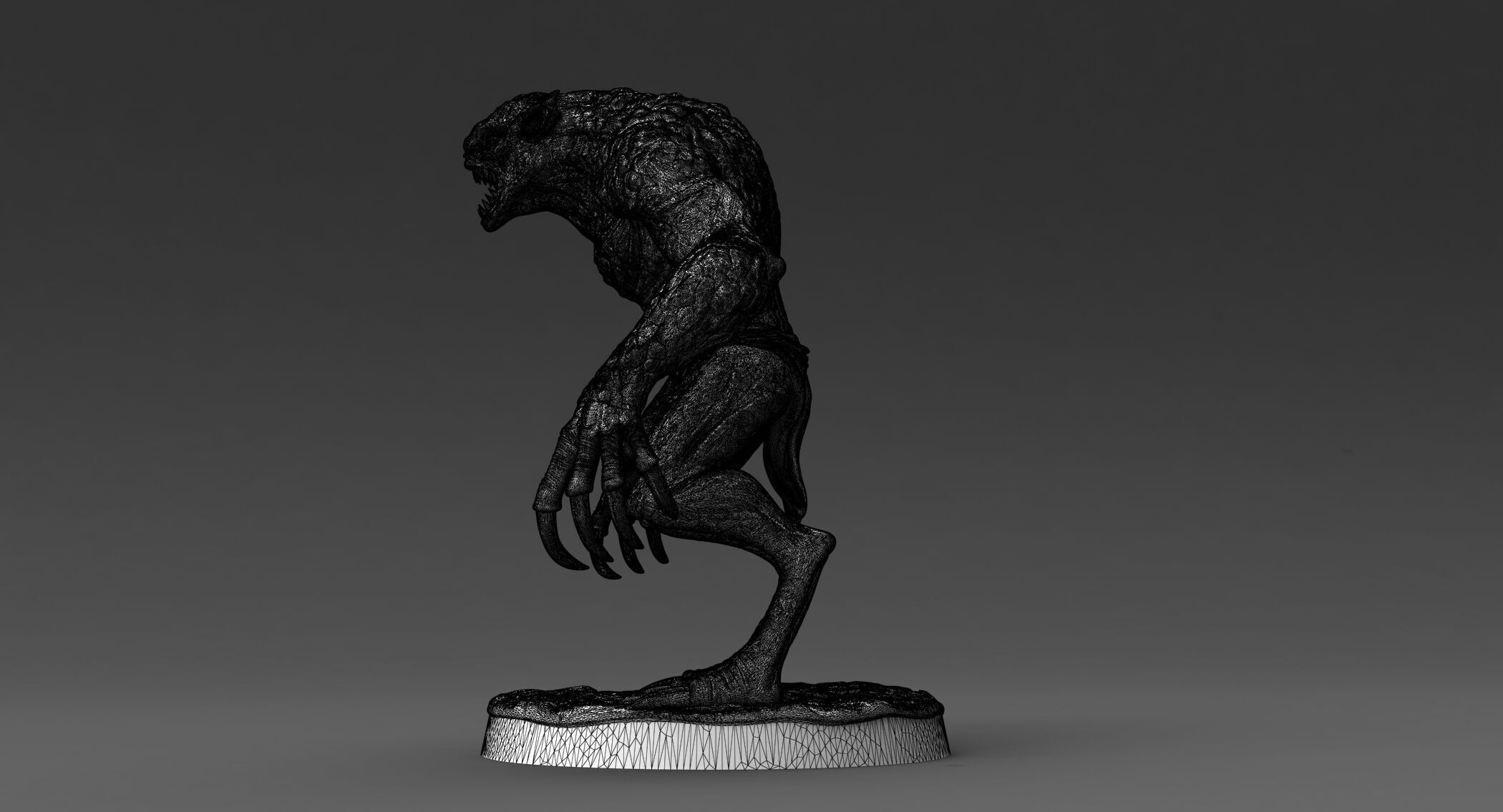 Printable Creature 01 Neutral Pose 3D model_8