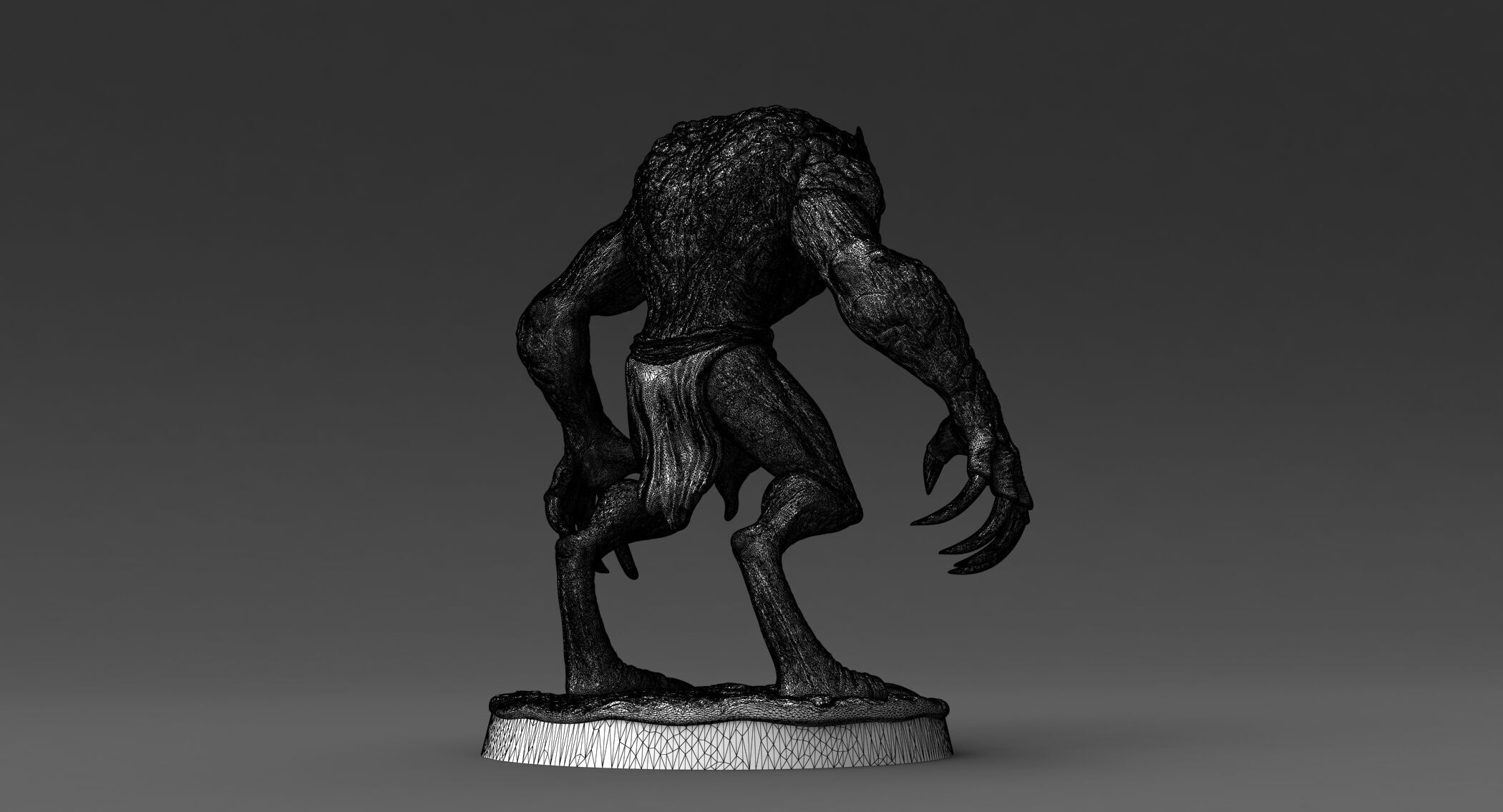 Printable Creature 01 Neutral Pose 3D model_7