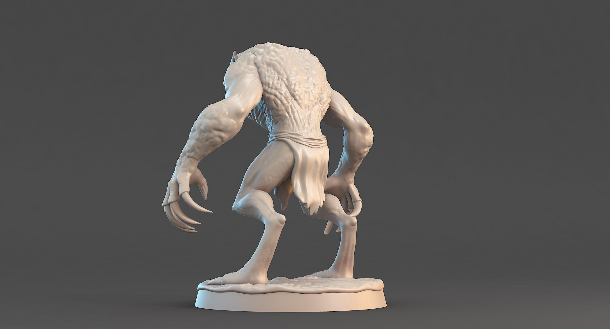 Printable Creature 01 Neutral Pose 3D model_3