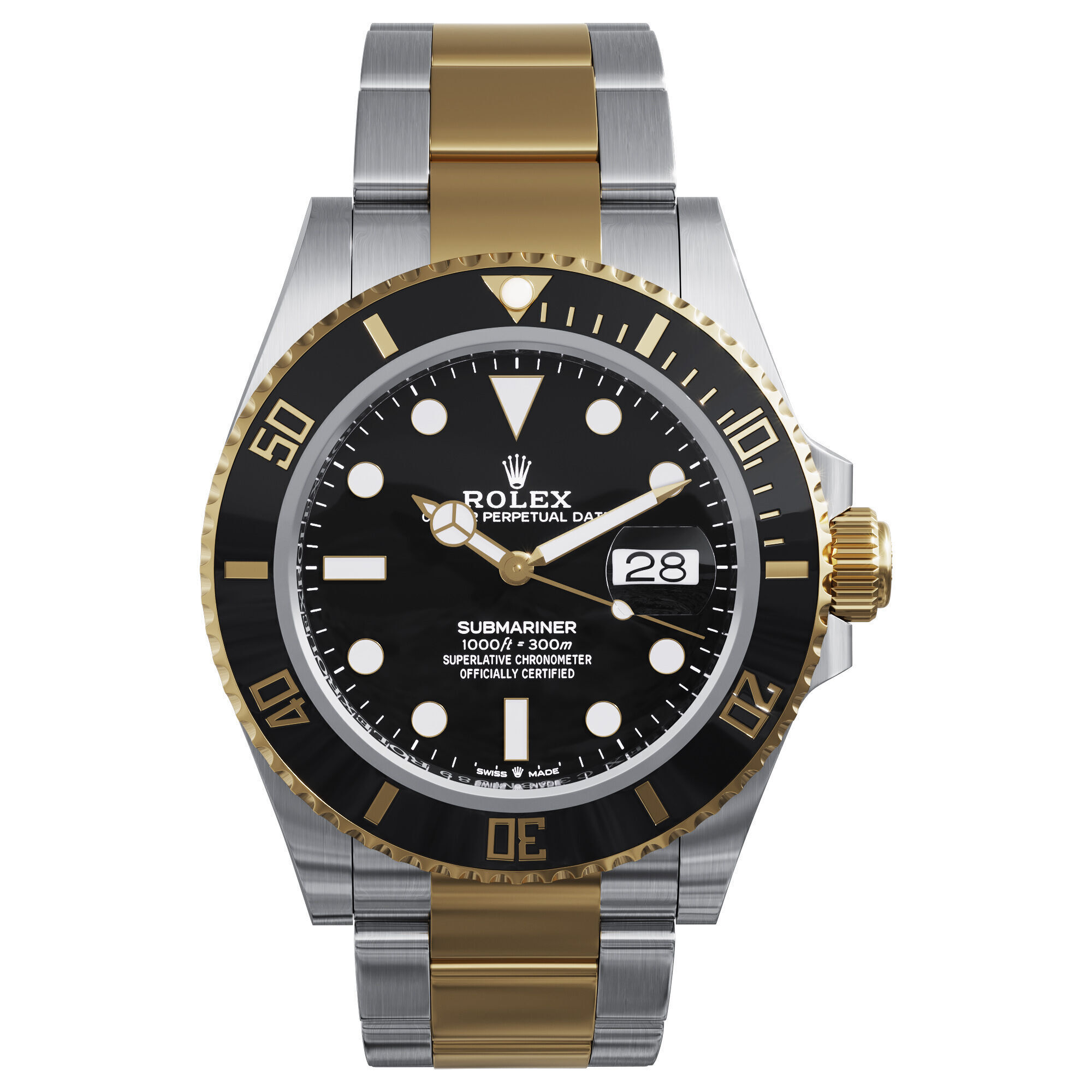 Rolex Submariner Date 3D model_5