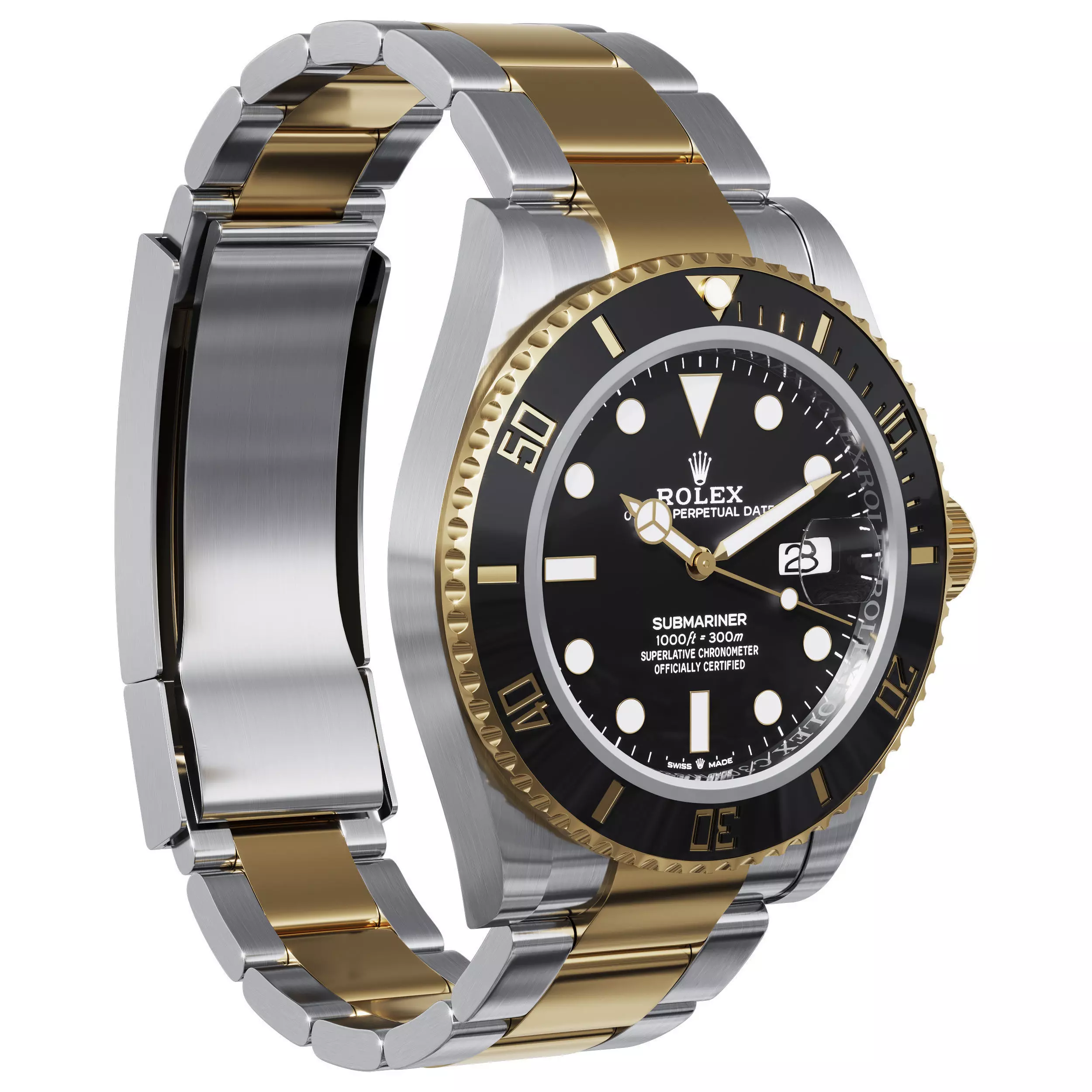 Rolex Submariner Date 3D model_0