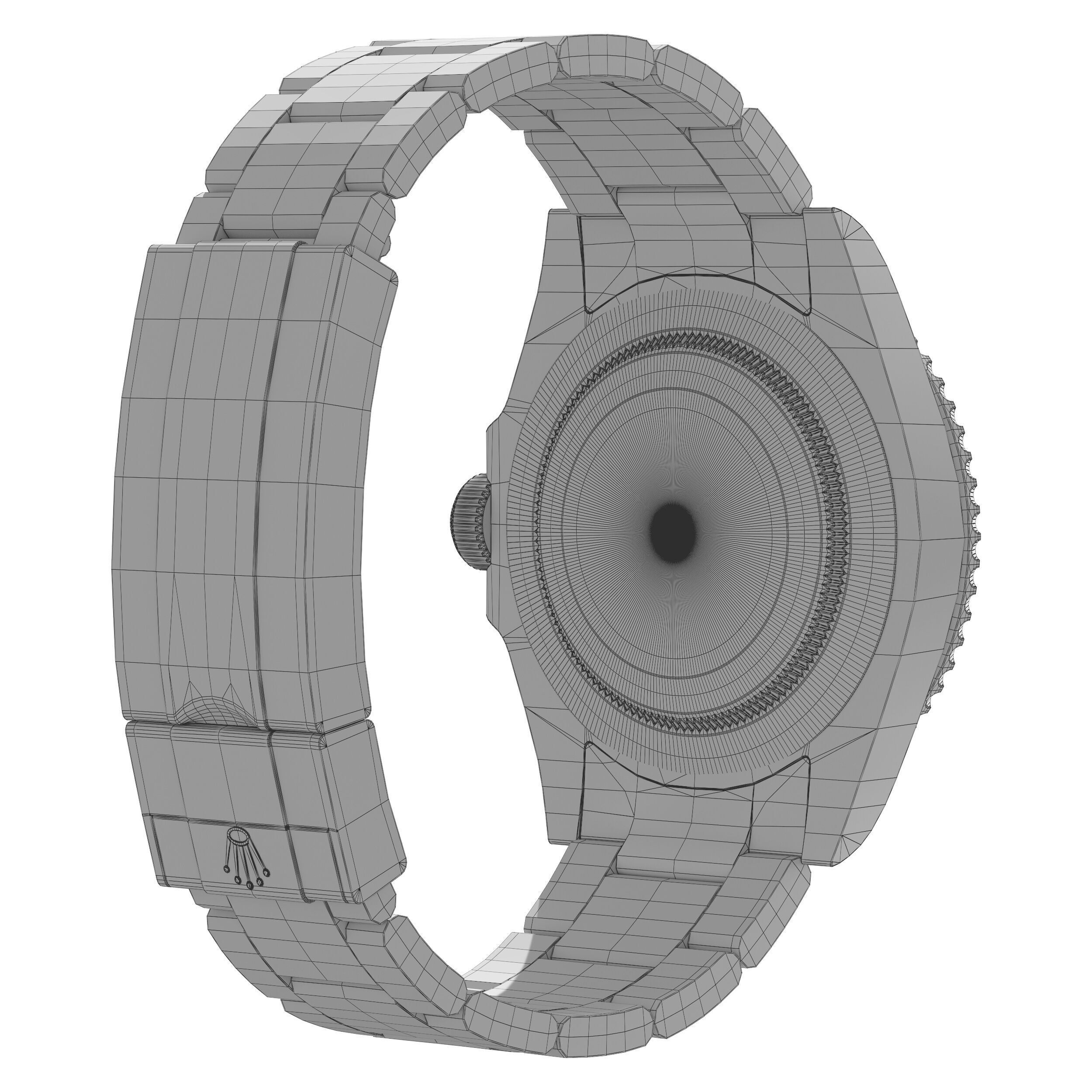 Rolex Submariner Date 3D model_8
