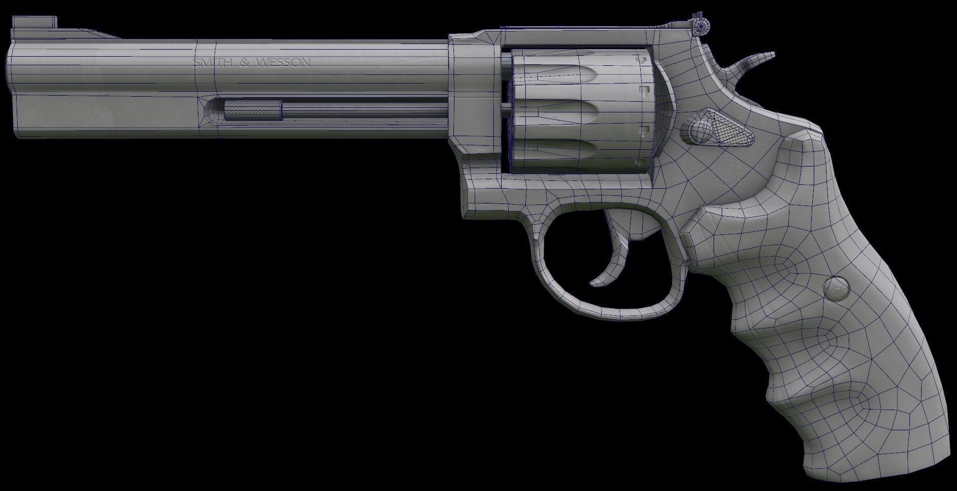 Cowboy metal shield with bull head 3D model_18