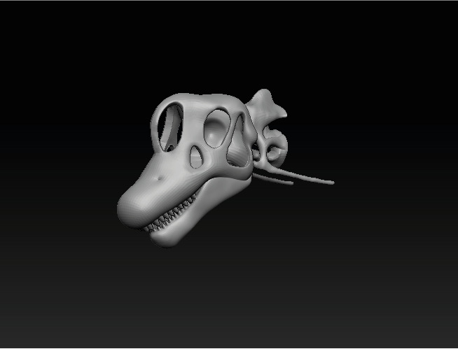 Brachiosaurus Skeleton 3D print model_1