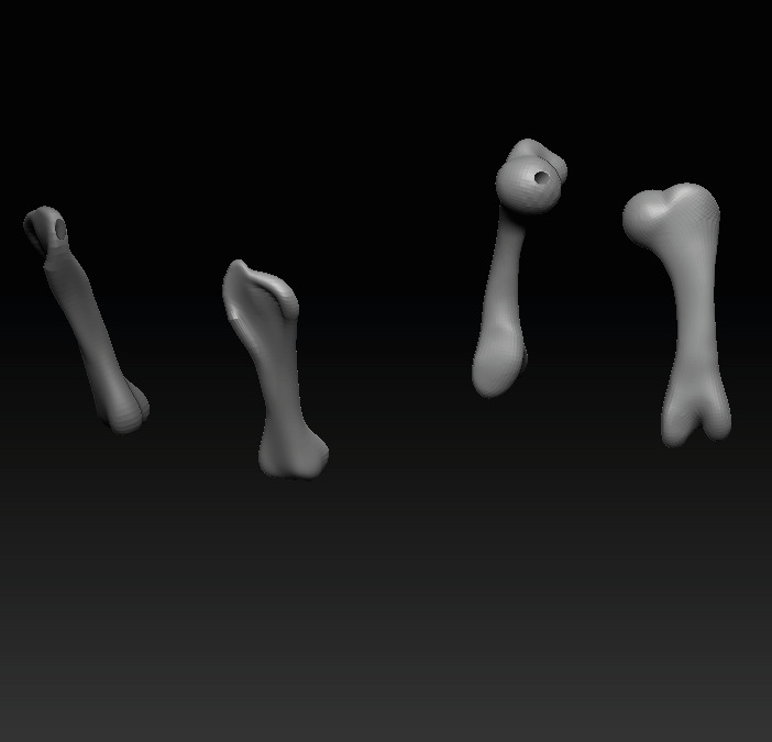 Brachiosaurus Skeleton 3D print model_9