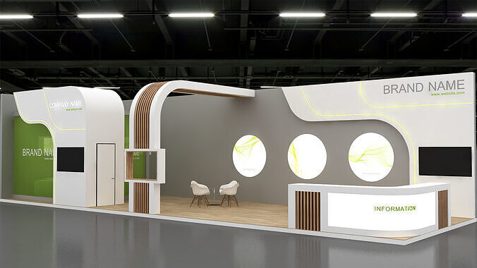 exhibition 3D 3D model