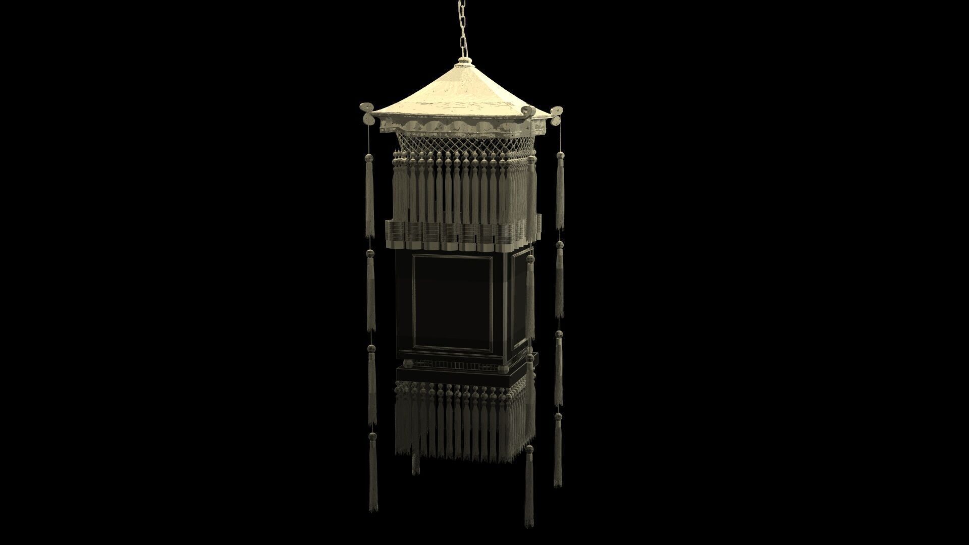 Chinese palace lantern   3D model_7