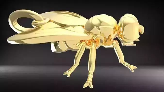 Fly Pendant Necklace Charm Bracelet Insect Jewelry