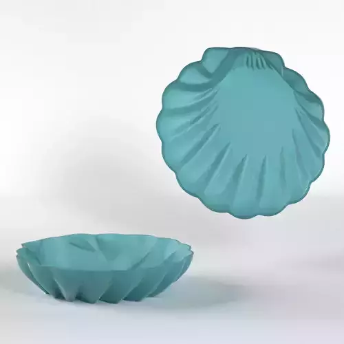 Seashell Soap Dish 3D print model