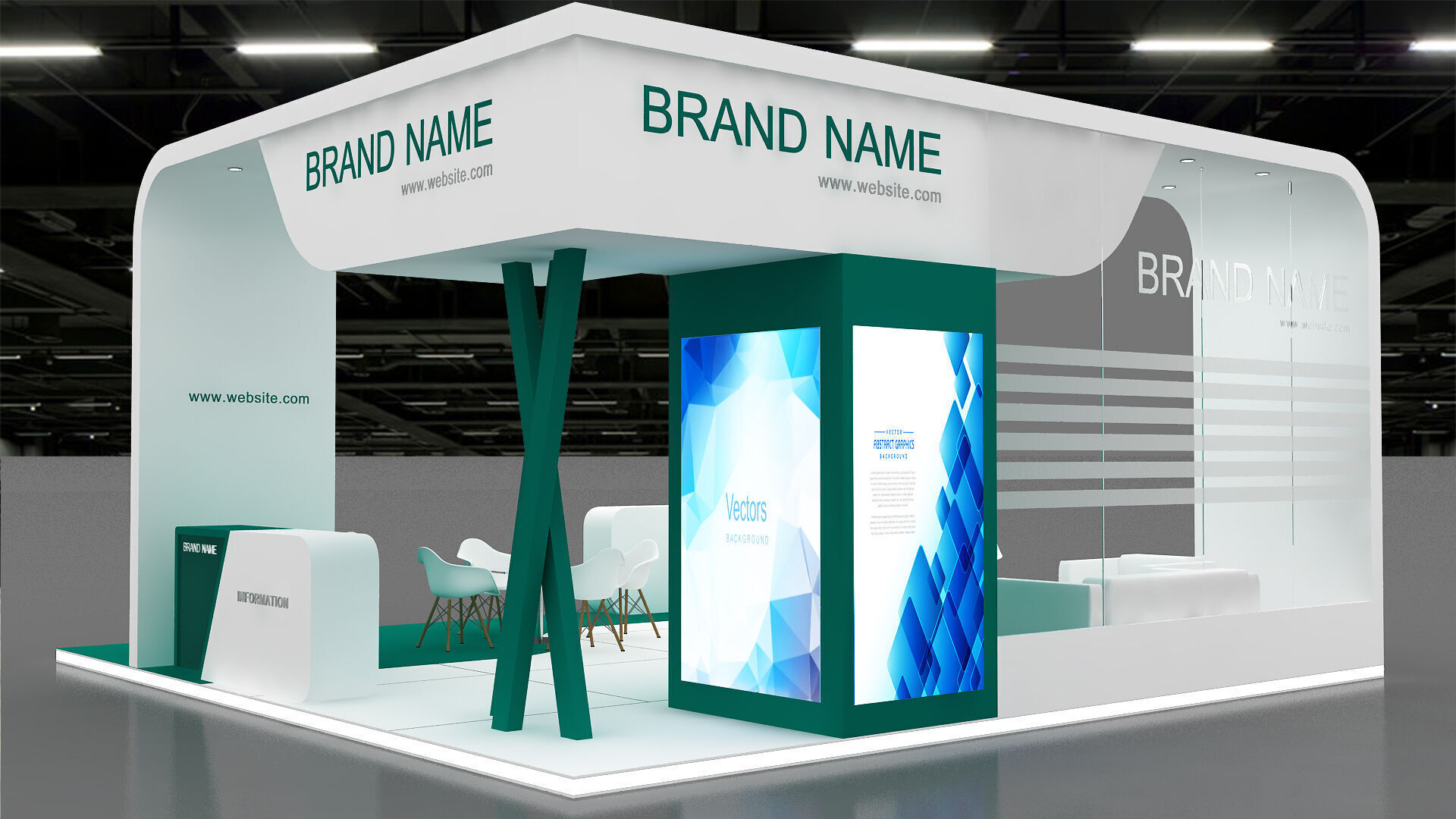 Exhibition 3D 3D model_5