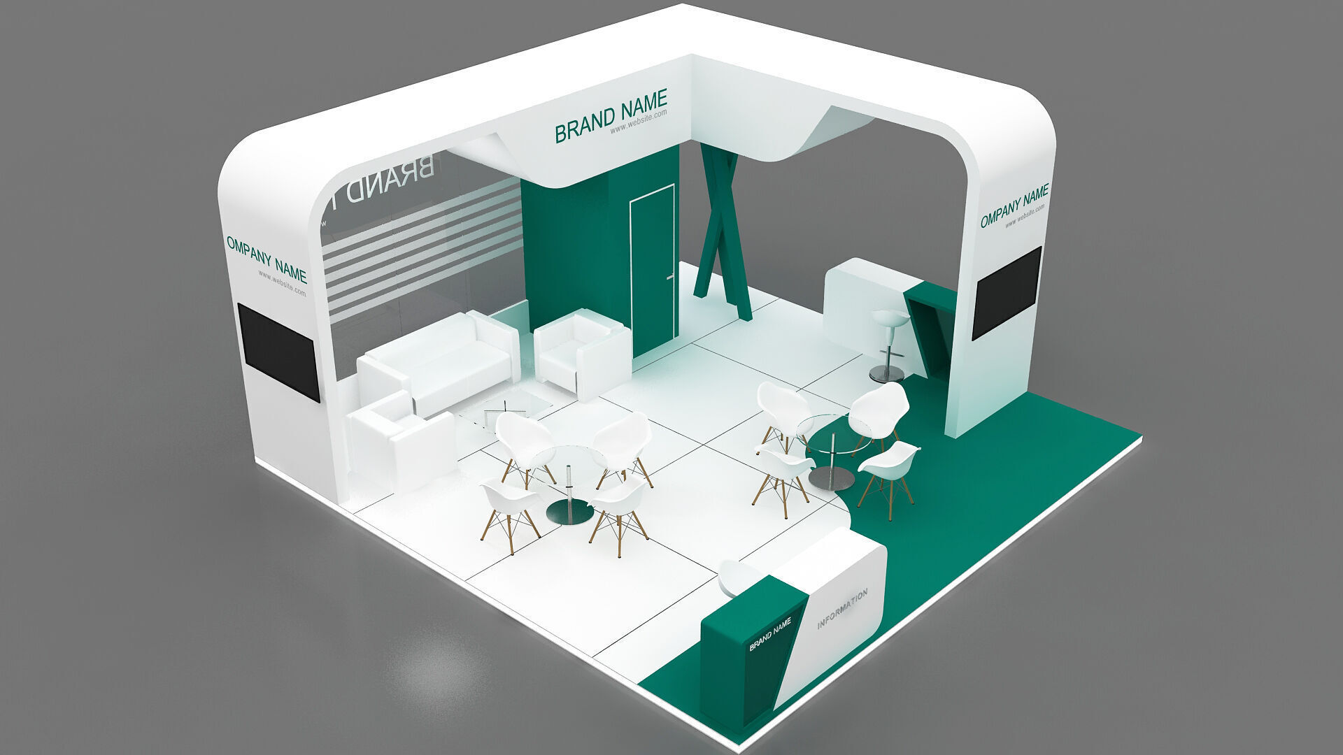 Exhibition 3D 3D model_6