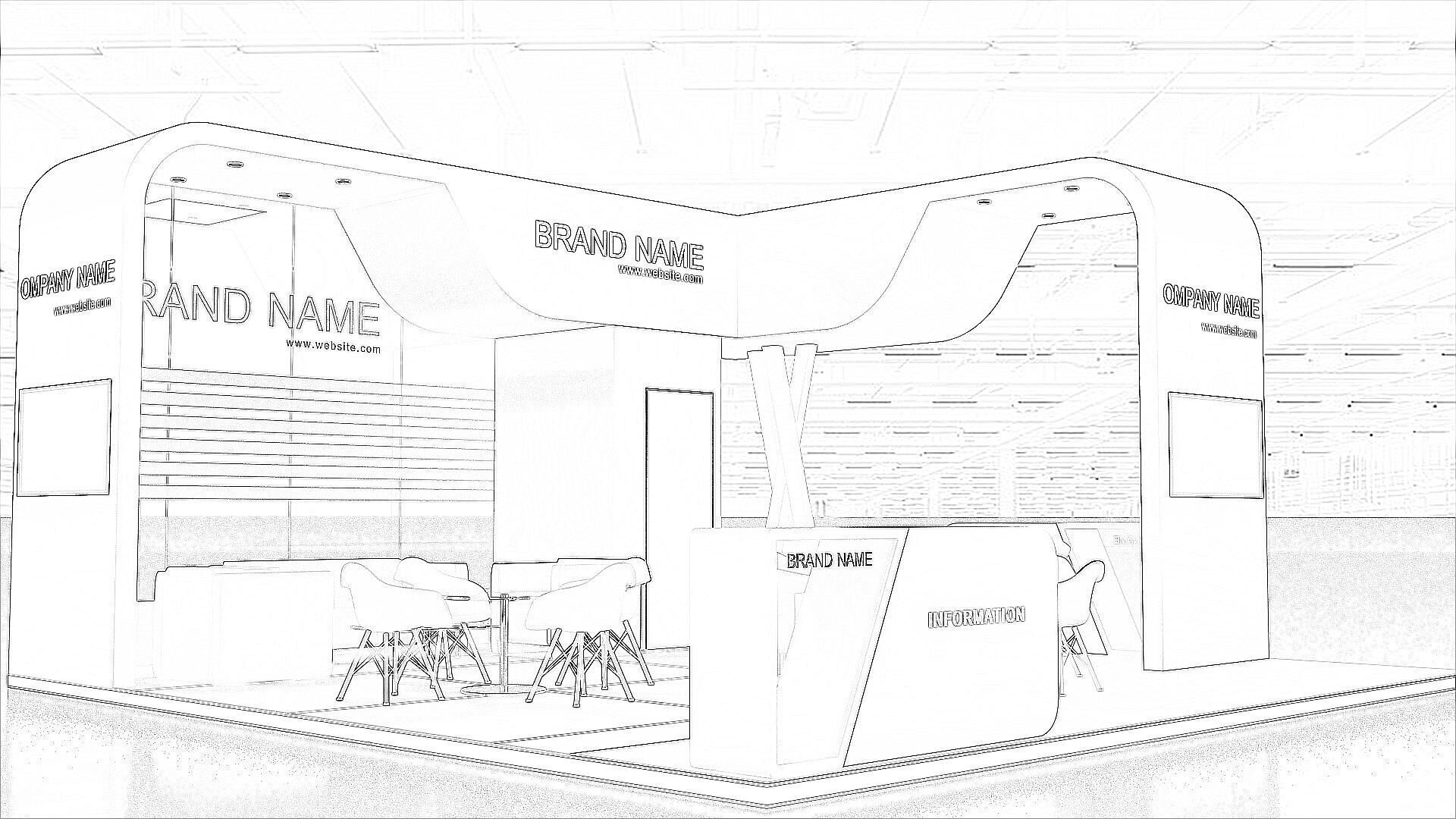 Exhibition 3D 3D model_1