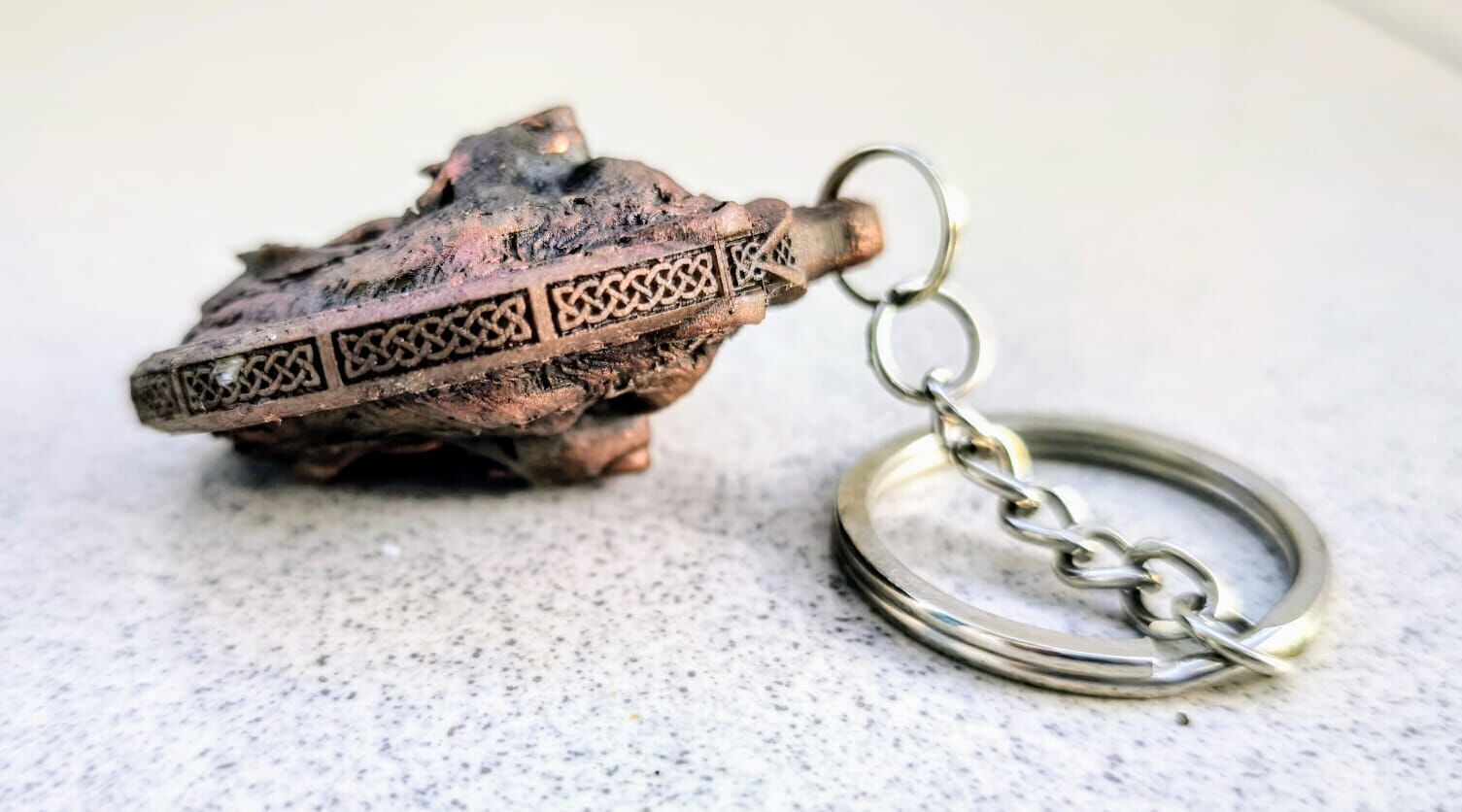 HM Bear Keychain Voronoi 03 3D print model_9