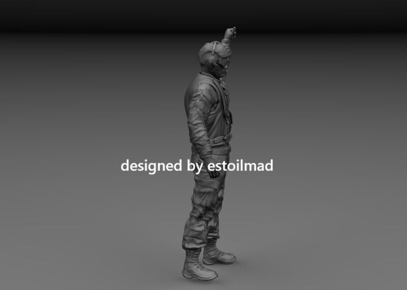 AIRCRAFT CARRIER DECK CREW v4 3D print model_1