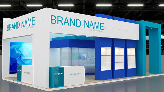 3d booth 3D model