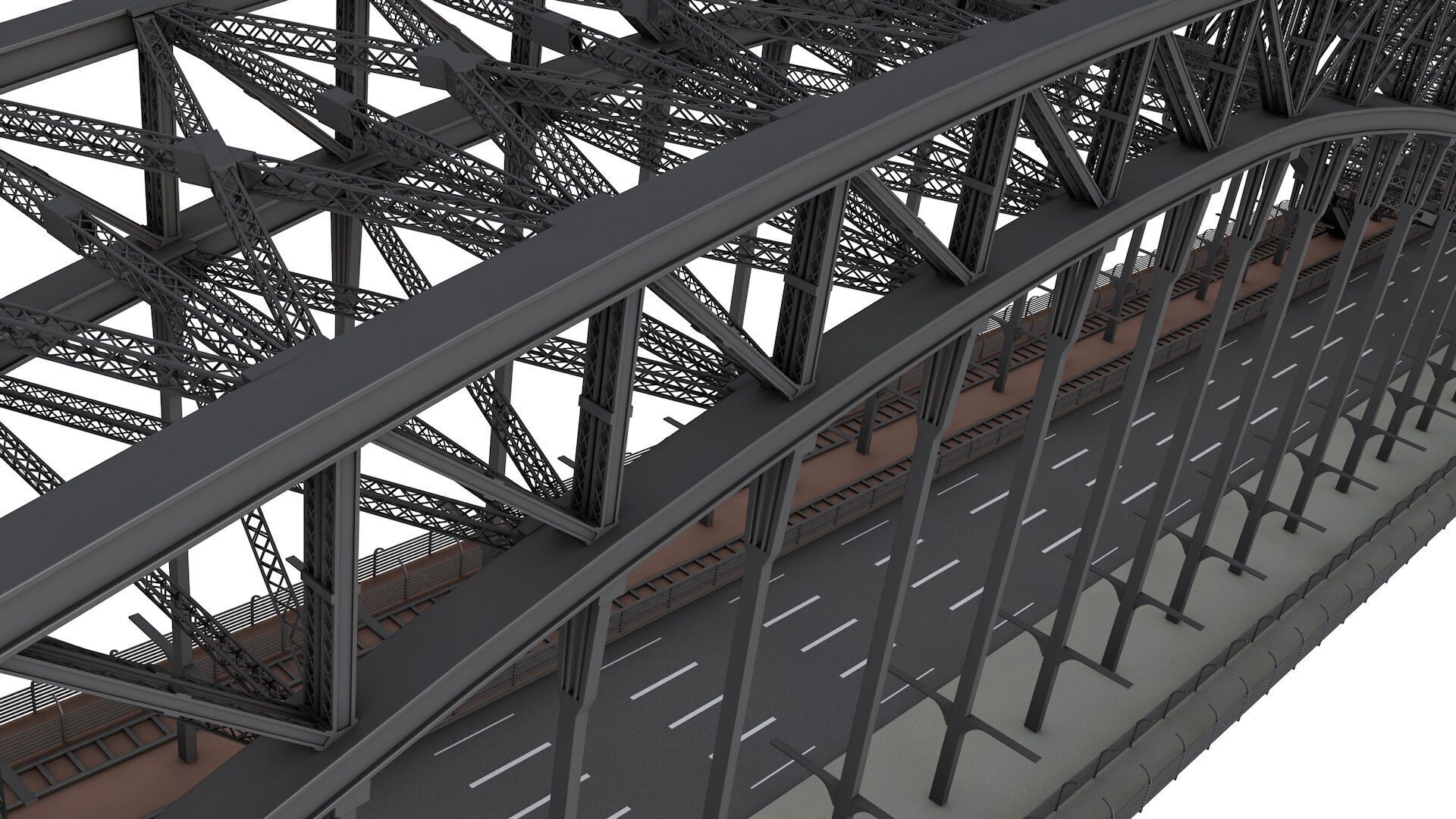 Sydney Harbour Bridge  3D model_1