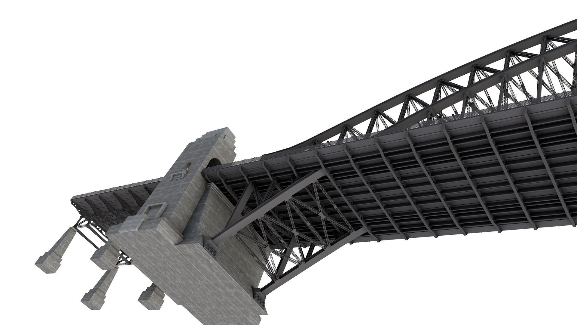 Sydney Harbour Bridge  3D model_2