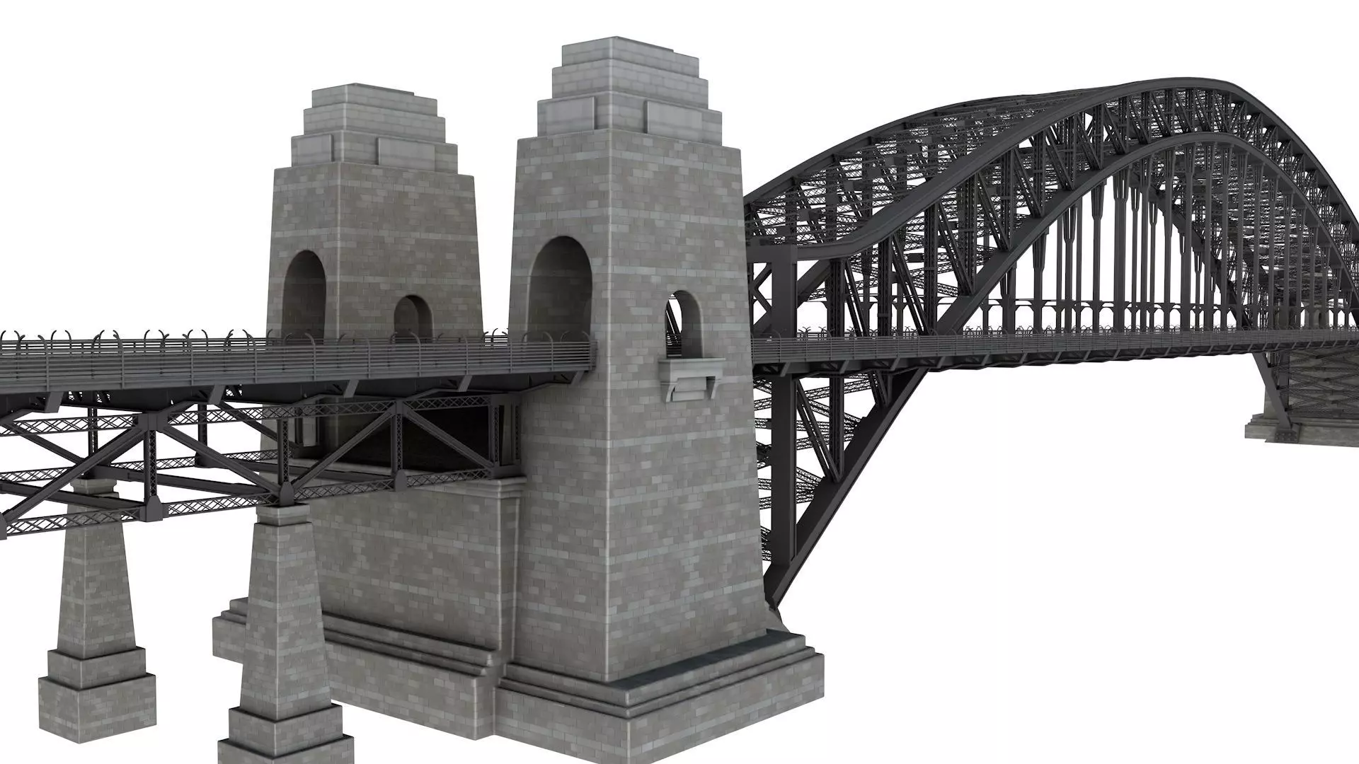 Sydney Harbour Bridge  3D model_0